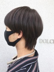 韓国風マッシュウルフ☆ストレートアイロンでサラサラに☆トリートメントオイルでつやつやに(^^)